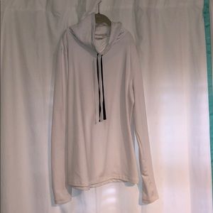 White sportswear sweatshirt